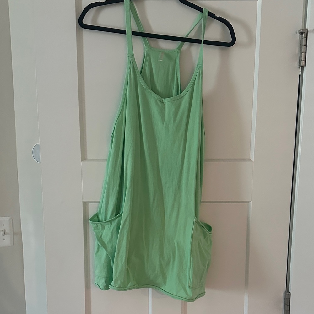 Green hot shot free people mini Tennis dress